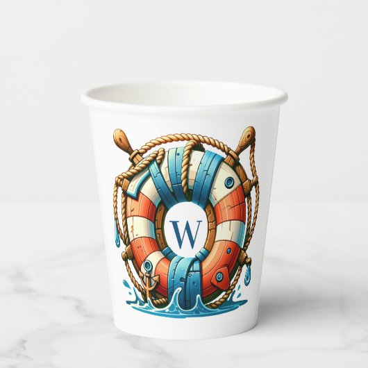 AHOY Theme Pappbecher (Rückseite)