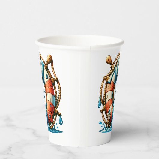 AHOY Theme Pappbecher (Rechts)