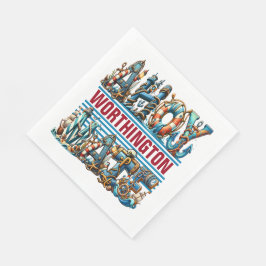 AHOY THEME SERVIETTE