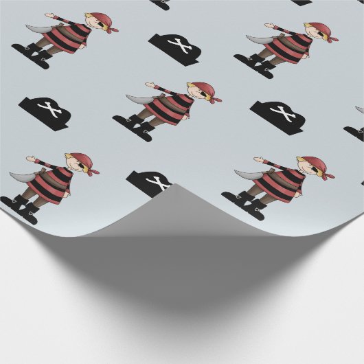 Ahoy There Matey! Geschenkpapier (Ecke)