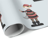 Ahoy There Matey! Geschenkpapier (Rolleneckpunkt)