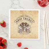 Ahoy There Pirate Birthday Serviette (Beispiel)