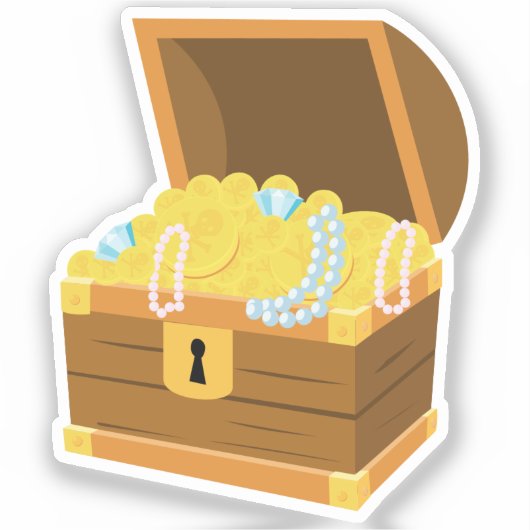 Ahoy There! Pirate Boy Birthday Party Aufkleber (Vorderseite)