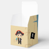 Ahoy There! Pirate Boy Birthday Party Geschenkschachtel (Geöffnet)