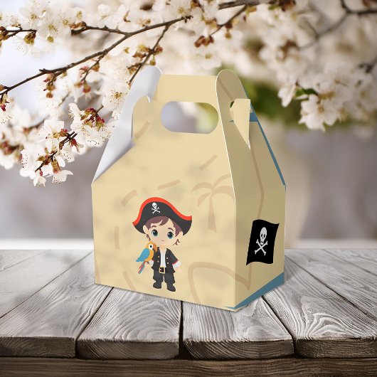 Ahoy There! Pirate Boy Birthday Party Geschenkschachtel