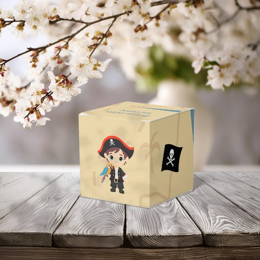Ahoy There! Pirate Boy Birthday Party Geschenkschachtel