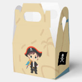 Ahoy There! Pirate Boy Birthday Party Geschenkschachtel (Geöffnet)