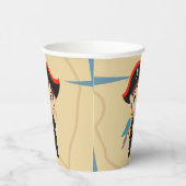 Ahoy There! Pirate Boy Birthday Party Pappbecher (Rechts)