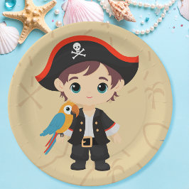 Ahoy There! Pirate Boy Birthday Party Pappteller