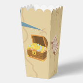 Ahoy There! Pirate Boy Birthday Party Popcorn Box Geschenkschachtel (Rückseite)