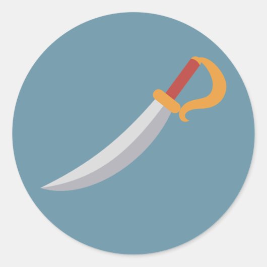 Ahoy There! Pirate Boy Birthday Party Runder Aufkleber (Vorderseite)