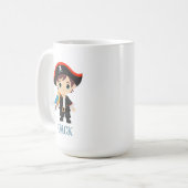 Ahoy There! Pirate Boy Birthday Tasse (Vorderseite Links)