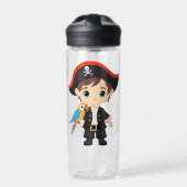 Ahoy There! Pirate Boy Birthday Trinkflasche (Vorderseite)