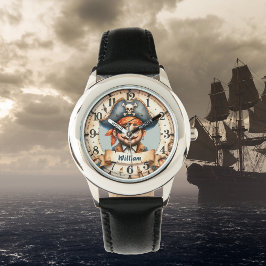 Ahoy Time! Pirate Adventure Watch Armbanduhr