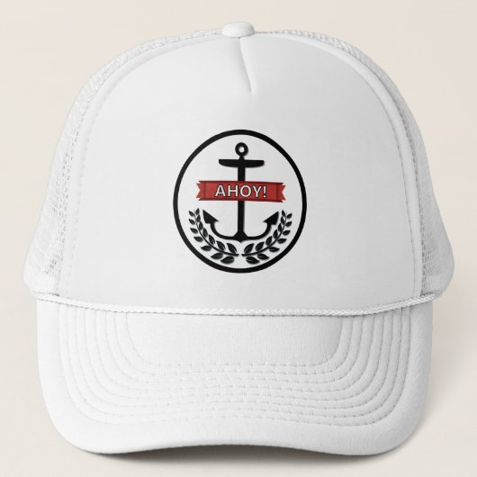 Ahoy - Trucker Hat Truckerkappe (Vorderseite)