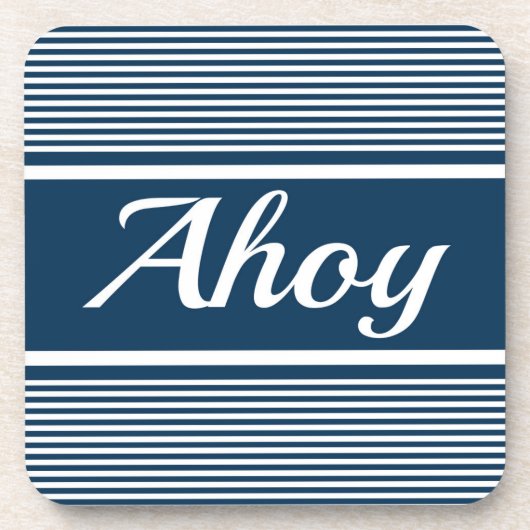 Ahoy Untersetzer (Vorderseite)