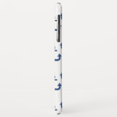 Ahoy Vintag Anchor-Muster. Case-Mate iPhone Hülle (Hinten/Links)