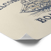 Ahoy! Willkommen an Bord der Personalisierten Vint Poster (Ecke)