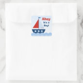 Ahoy's a Boy Baby Shooting Sticker (Tasche)