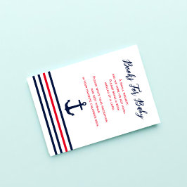 Ahoy's a Boy Nautical Books for Baby Begleitkarte