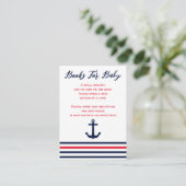 Ahoy's a Boy Nautical Books for Baby Begleitkarte (Stehend Vorderseite)