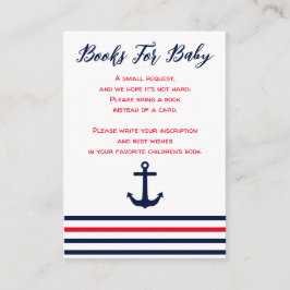 Ahoy's a Boy Nautical Books for Baby Begleitkarte