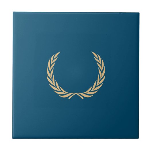 Ährenkranz Lorbeerkranz Laurel wreath Fliese (Vorderseite)