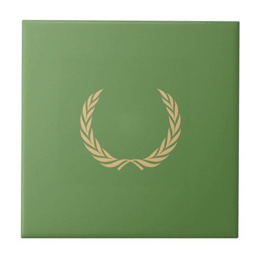 Ährenkranz Lorbeerkranz Laurel wreath Fliese (Vorderseite)