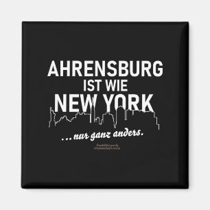 Ahrensburg ist wie New York Magnet