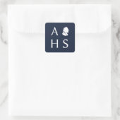 AHS-Aufkleber Quadratischer Aufkleber (Tasche)