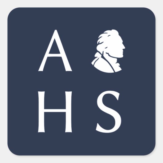 AHS-Aufkleber Quadratischer Aufkleber (Vorderseite)