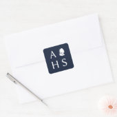 AHS-Aufkleber Quadratischer Aufkleber (Umschlag)