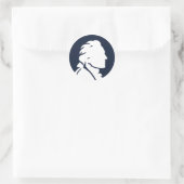 AHS-Aufkleber Runder Aufkleber (Tasche)