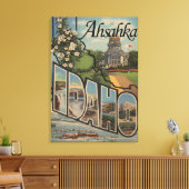 Ahsahka, Idaho - Große Briefmarkenszenen Leinwanddruck (Insitu (Wohnzimmer))