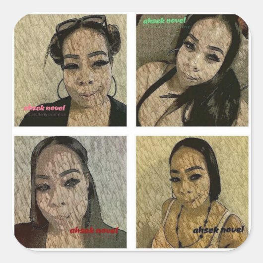 Ahsek Novel Book Series Stickers (Vorderseite)