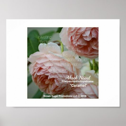 Ahsek Novel Caramel Gedicht von Ahsek Novel Poster (Vorne)