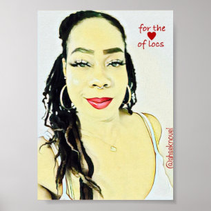 Ahsek Novel für die Liebe von Locs 12 Poster