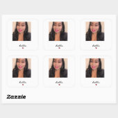 Ahsek Novel Hello Stickers (Blatt)