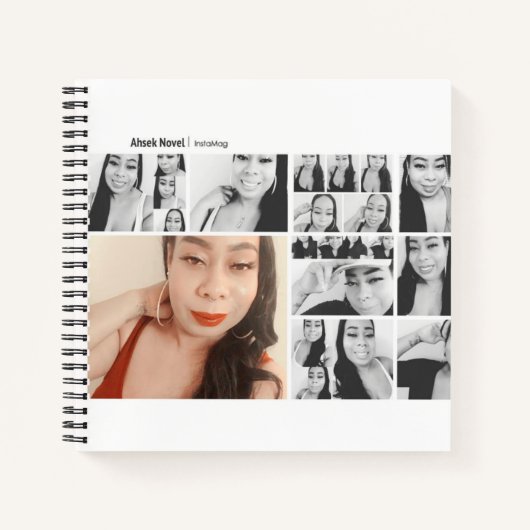 Ahsek Novel Noir Notebook Notizbuch (Vorderseite)