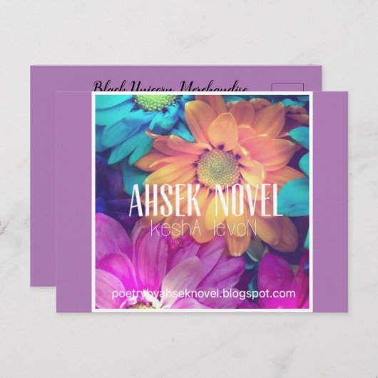 Ahsek Novel Postcard 1 Postkarte (Vorne/Hinten)