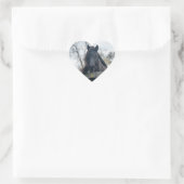 AHT-Pferdescue Herz-Aufkleber (Tasche)