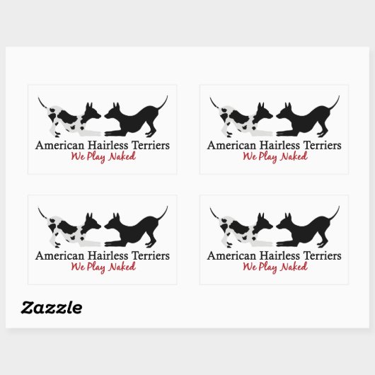 AHT "We Play"-Aufkleber Rechteckiger Aufkleber (Blatt)