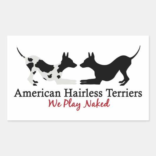 AHT "We Play"-Aufkleber Rechteckiger Aufkleber (Vorderseite)