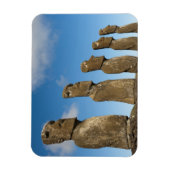 Ahu Akivi, Rapa Nui, Easter Island, Chile 2 Magnet (Vertikal)