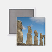 Ahu Akivi, Rapa Nui, Easter Island, Chile 2 Magnet (Vorderseite/Rückseite)