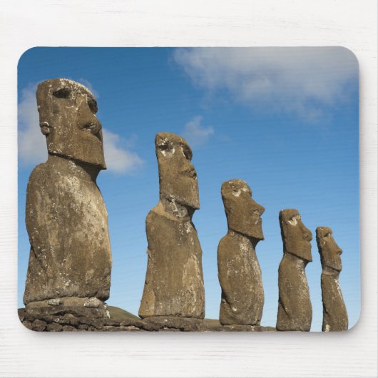 Ahu Akivi, Rapa Nui, Easter Island, Chile 2 Mousepad (Vorne)