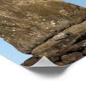 Ahu Akivi, Rapa Nui, Easter Island, Chile 2 Poster (Ecke)