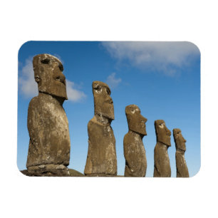 Ahu Akivi, Rapa Nui, Osterinsel, Chile 2 Magnet