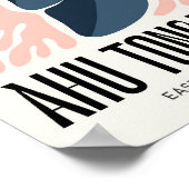 Ahu Tongariki Osterinsel Chile Poster (Ecke)