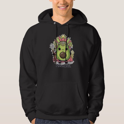 Ahuacatl Aztec Warrior Avocado Hoodie (Vorderseite)